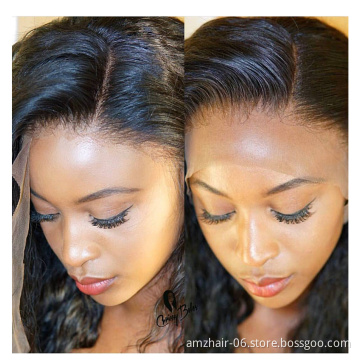 Wholesale Cheap Hd Lace Frontal Closure Wig For Black Women Raw Brazilian Virgin Afro Human Hair Full Lace Front Wig Vendors
